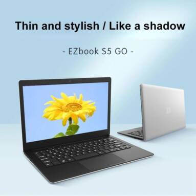€208 with coupon for Jumper S5 GO Laptop 11.6 inch Intel Pentium N3700 4GB RAM 128GB eMMC 30.4Wh Battery 2.0 MP Camera 0.92KG Lightweight Notebook from BANGGOOD
