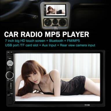 65% OFF Universal 2 Car Radio MP5 Player,limited offer $39.99 from TOMTOP Technology Co., Ltd