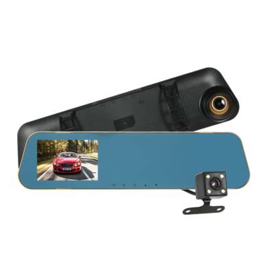 $4 OFF KKmoon 4” 1080P Dual Lens Car DVR,free shipping $26.99(Code:AK5845) from TOMTOP Technology Co., Ltd