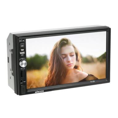 $15 OFF KKmoon 7 inch 2 Din HD BT Car MP5 Player,free shipping $45.99(Code:AK6047) from TOMTOP Technology Co., Ltd