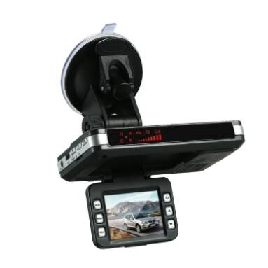 $8 Discount On Anti Radar Detector Car DVR 2 in 1 720P Dash Cam! from Tomtop