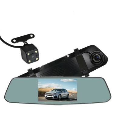 38% OFF 5 Inch IPS 1080P Rearview Mirror Car DVR,limited offer $36.99 from TOMTOP Technology Co., Ltd