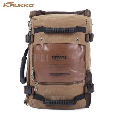 $10 with coupon for KAUKKO 18L Laptop Backpack  –  KHAKI from GearBest