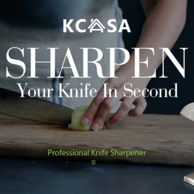€8 with coupon for KCASA Cutter Sharpen Stone Kitchen K-nife Sharpener Polishes Serrated Beveled And Standard Blades Household Sharpener Polishes Serrated from BANGGOOD