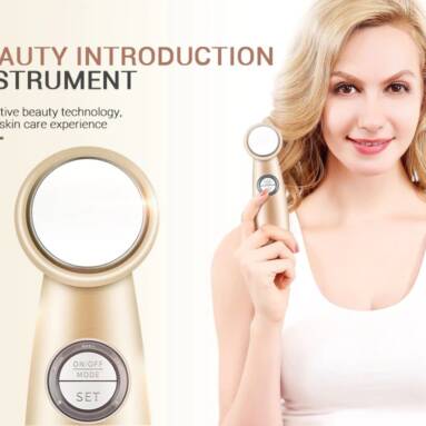 $19 with coupon for KD9930 Facial Thermostat Beauty Introduction Instrument Face Cleansing Massager from GearBest