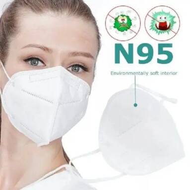 €71 with coupon for 50Pcs KN95 N95 FFP2 KF94 Dustproof Face Mask 4 Ply PM2.5 Anti Particulate Masks Anti-droplets Anti-bacterial Respirator with CE Certification from GEARBEST