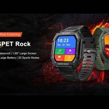 €32 with coupon for KOSPET 2021 Smart Watch ROCK Rugged Watch Men Outdoor Sports Waterproof Fitness Tracker Blood Pressure Monitor smartwatch / Inclusive EU VAT from GSHOPPER
