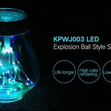 $8 with coupon for KPWJ003 LED Explosion Ball Style Copper Wire String Light – WHITE RGBW from GearBest