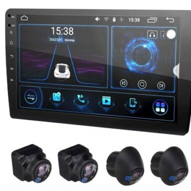 €222 with coupon for KROAK K-CS02 10.1 Inch 2 Din for Android 10.0 Car Stereo Radio MP5 Player 8 Core 4G+64G 1024×600 2.5D Screen Carplay Android Auto GPS WIFI bluetooth FM with 360° Panoramic Camera – with Camera from EU CZ ES warehouse BANGGOOD
