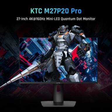 €739 with coupon for KTC M27P20 Pro 27-inch Mini LED Gaming Monitor from EU warehouse GEEKBUYING