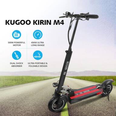 €483 with coupon for Kugoo KIRIN M4 Folding Electric Scooter from EU warehouse GSHOPPER