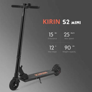 €184 with coupon for KUGOO KIRIN S2 Mini Folding Electric Scooter EU WAREHOUSE from GEEKMAXI