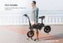 KUGOO Kirin B1 Pro Folding Moped Electric Bike E-Scooter with Pedals
