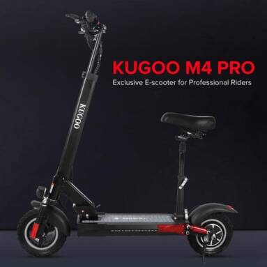 €449 with coupon for KUGOO M4 Pro Foldable Electric Scooter 500W 48V 21Ah from EU warehouse GEEKBUYING