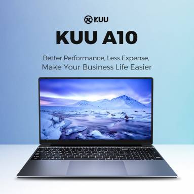 €298 with coupon for KUU A10 Laptop 15.6 Inch Intel Celeron J4125 Processor 8GB RAM 256GB SSD Windows 10 Pro Notebook Computer from EU PL warehouse WIIBUYING (FREE GIFT XIAOMI BAG)