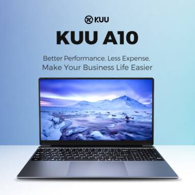 €289 with coupon for KUU A10 15.6 Inch Laptop 8GB RAM 256GB SSD Storage Lightweight 15.6 Inch IPS Screen Laptop Computer for Home School Business Entertainment from EU GER warehouse TOMTOP