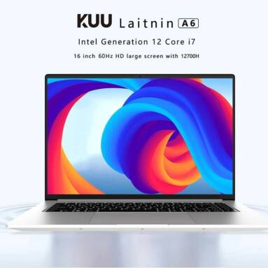 €599 with coupon for KUU A6 Laptop Intel Core i7-1280P 16GB 512GB from EU warehouse GEEKBUYING