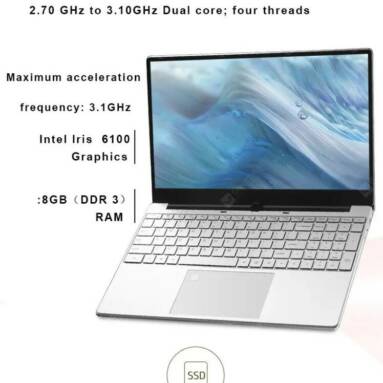 €343 with coupon for KUU K1 Laptop Intel Core i5-5257U Processor 15.6 Inch IPS Screen Office Notebook 8GB RAM Windows 10 – 256GB from EU SPAIN Warehouse GEARBEST