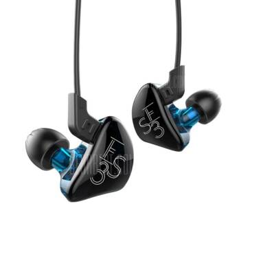 $9 with coupon for KZ KZ – ES3 In-ear Detachable HiFi Earphones  –  WITHOUT MIC  BLUE AND BLACK from GearBest