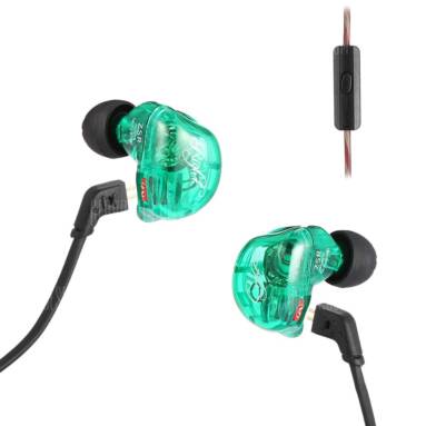 $14 with coupon for KZ ZSR Hybrid HiFi Earphones BLACK from GearBest