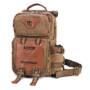 Kabden 7015 Canvas Leisure Shoulder Sling Bag Handbag  -  KHAKI