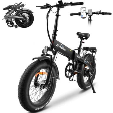 €999 with coupon for Kaisda K2 Pro 250W 20“ Fat Bike Foldable E-Mountain Bike 12.8Ah 25km/h 60km Bafang Motor from EU CZwarehouse BANGGOOD