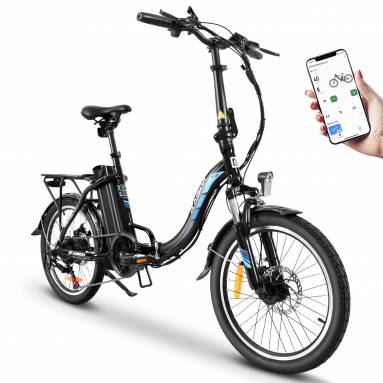 €789 with coupon for Kaisda K7 250W 20″ Foldable Step-through Electric Trekking Bike 12.5AH 25km/h 100km from EU CZ warehouse BANGGOOD