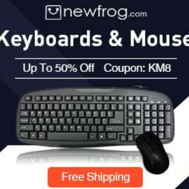 50% Off Keyboards & Mouse-Use Coupon from Newfrog.com