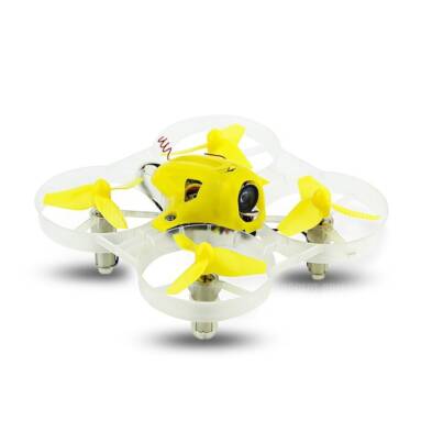 $52 with coupon for KingKong Tiny 7 75mm Mini Brushed FPV Racing Drone – BNF  –  WITH FRSKY RECEIVER  YELLOW from GearBest