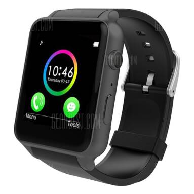 $29 with coupon for KingWear GT88 Smartwatch Phone  –  BLACK from GearBest