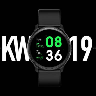 $13 with coupon for KingWear KW19 Smartwatch Heart Rate Monitor Activity Fitness Tracker from GEARVITA