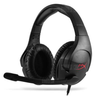 $49 with coupon for Kingston HyperX Cloud Stinger PC Gaming Headset  –  BLACK from GearBest