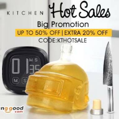 20% OFF Coupon for  Ktichen Supply from BANGGOOD TECHNOLOGY CO., LIMITED