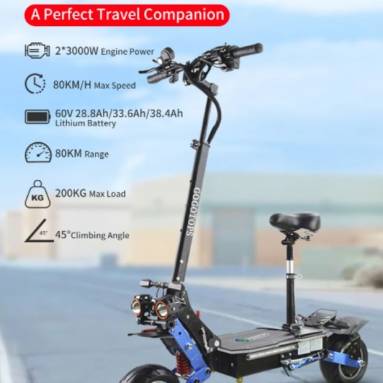 €1537 with coupon for GOGOTOPS GS8 Electric Scooter from EU warehouse GEEKBUYING
