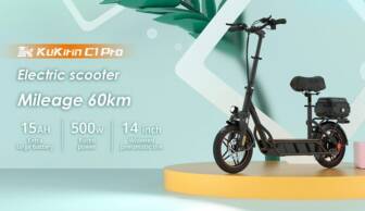 €485 with coupon for KuKirin C1 Pro Electric Scooter with Seat 500W 48V 15Ah from EU warehouse GEEKBUYING