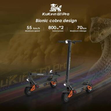 €832 with coupon for Kukirin G1 Pro Electric Scooter from EU warehouse BANGGOOD