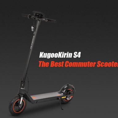 €349 KugooKirin S4 10″ न्यूमेटिक टायर फोल्डिंग इलेक्ट्रिक स्कूटर 10Ah बैटरी 350W मोटर 3 स्पीड मोड के लिए कूपन के साथ यूरोपीय संघ के गोदाम GSHOPPER से अधिकतम 35km/h 40KM अधिकतम रेंज