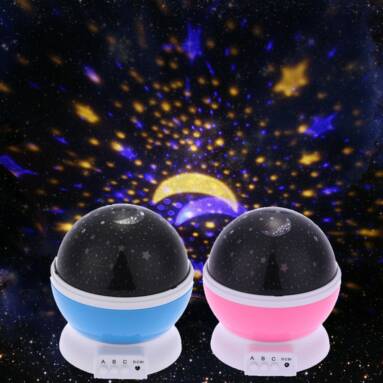 49% OFF LED Starry Sky Rotating Night Light w/ Free Shipping from TOMTOP Technology Co., Ltd