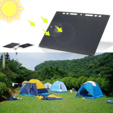 58% OFF 10W Portable Silicon Solar Panel Charger USB Port for Cell Phone,limited offer $10.99 from TOMTOP Technology Co., Ltd