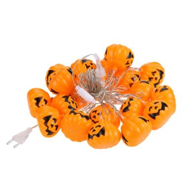 $3 OFF 20LEDs 16.4ft Pumpkin String Lamp,free shipping $10.99(Code:HLW838) from TOMTOP Technology Co., Ltd