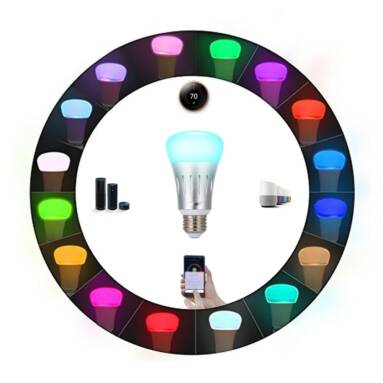 56% OFF Tomshine Smart Intelligent LED Bulb with APP & Voice Control,limited offer $11.99 from TOMTOP Technology Co., Ltd