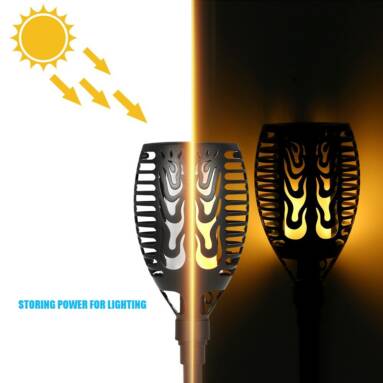 55% OFF 51LEDs Solar Powered Torch Lawn Light,limited offer $15.99 from TOMTOP Technology Co., Ltd