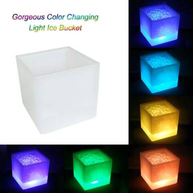 51% OFF 3.5L Double RGB Color Ice Bucket,limited offer $17.99 from TOMTOP Technology Co., Ltd