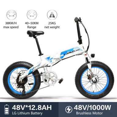 GEEKBUYING से LANKELEISI X975 प्लस फोल्डिंग इलेक्ट्रिक बाइक EU गोदाम के लिए € 2000