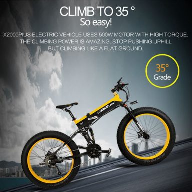 1616 € med kupon til Lankeleisi XT750 Plus 1000W Elcykel Fat Tire E-cykel 40km/t 120km 17.5Ah Batteri fra EU-lager BUYBESTGEAR
