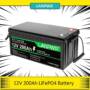 LANPWR 12V 200Ah LiFePO4 Lithium Battery Pack Backup Power