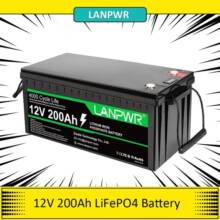 €466 with coupon for LANPWR 12V 200Ah LiFePO4 Lithium Battery Pack Backup Power from EU warehouse BANGGOOD