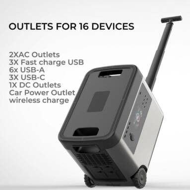 €819 with coupon for LANPWR 2500W Portable Power Station from EU warehouse GEEKBUYING