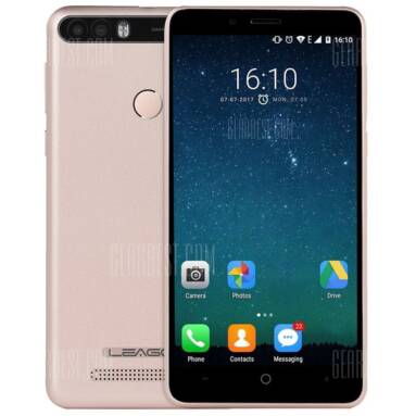 $60 with coupon for LEAGOO KIICAA POWER 3G Smartphone  –  2GB RAM 16GB ROM  CHAMPAGNE GOLD from GearBest