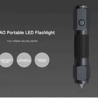 $35 with coupon for LEAO Portable CREE XP – E2 LED Flashlight from Xiaomi Youpin from GearBest